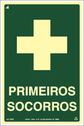 Placa / Sinalização - Referência EM2 - Primeiros Socorros