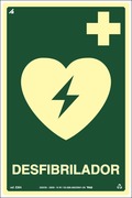 Placa / Sinalização - Referência EM4 - Desfibrilador