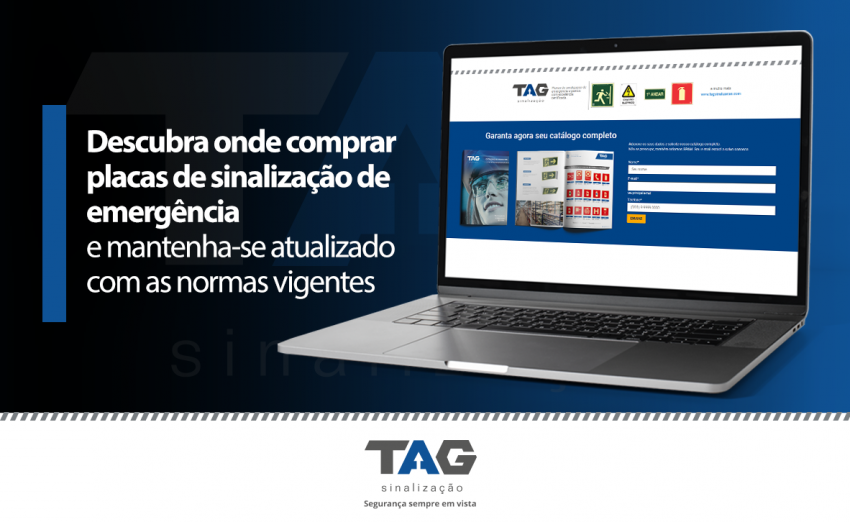 Onde comprar placas de sinalização de emergência?