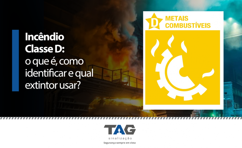 Incêndio Classe D: o que é, como identificar e qual extintor usar