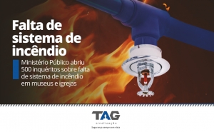 Ministério Público abriu 500 inquéritos sobre falta de sistema de incêndio em museus e igrejas