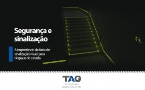 Saiba a importância da faixa de sinalização visual para degraus de escada