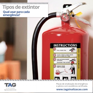 Tipo de extintor: qual usar para cada emergência?