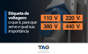 Etiqueta de voltagem: o que é, para que serve e qual sua importância na segurança elétrica