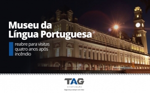 Museu da Língua Portuguesa reabre para visitas quatro anos após incêndio
