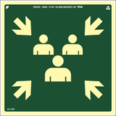 Cartel / Señalización - Referencia S40 - Lugar de Reunión de la Brigada